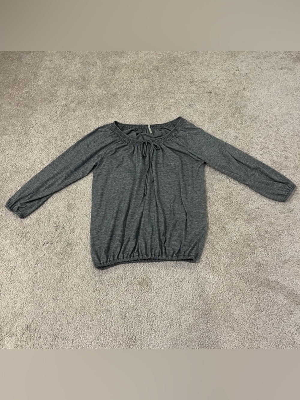 Nine 1 Eight Tie Neck Blouse